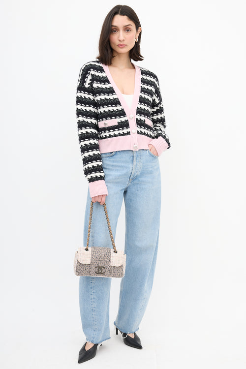 Chanel 2004 Tweed Small Fantasy Flap Bag