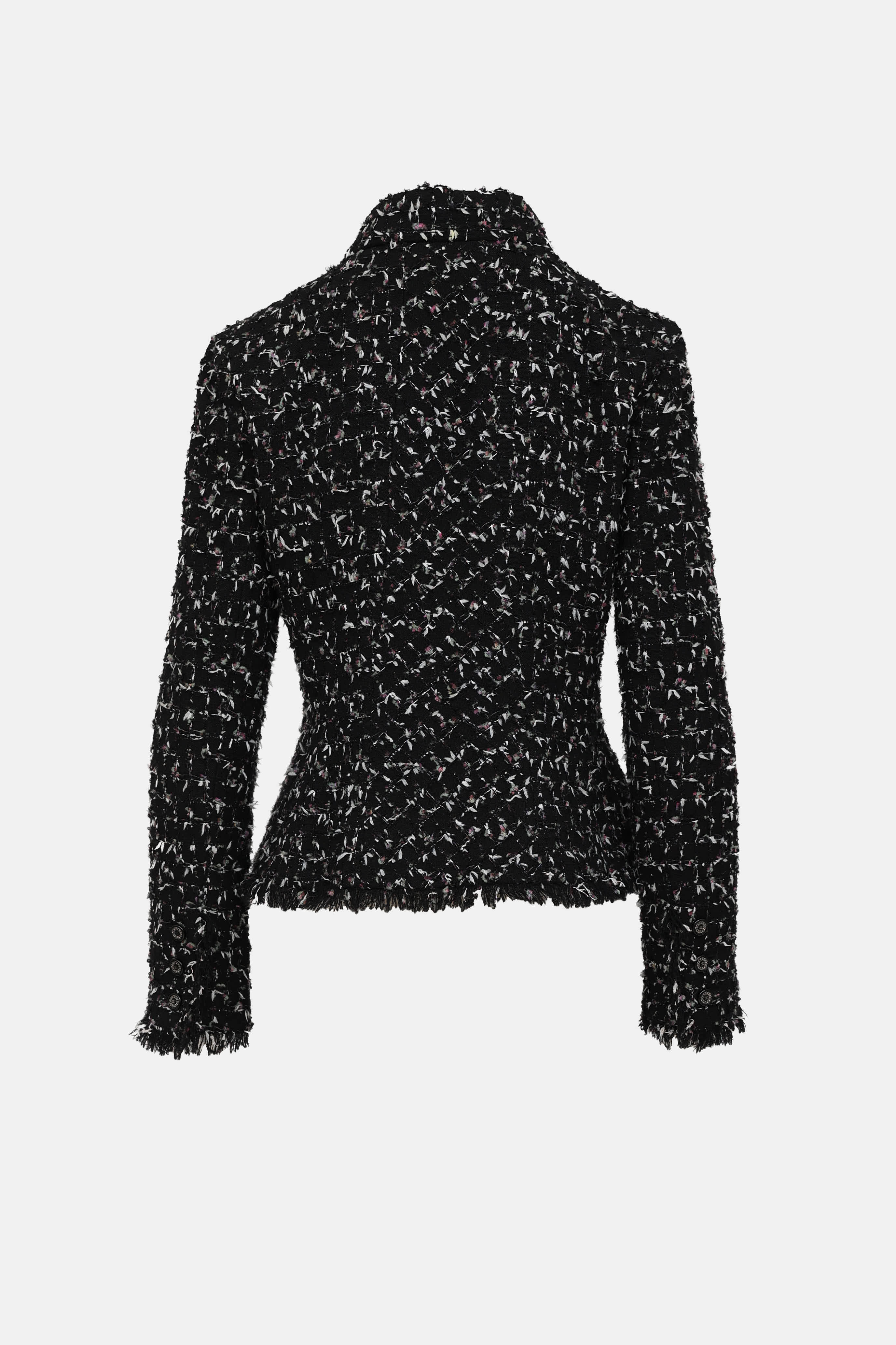 Chanel 2008 Tweed Button Up Jacket