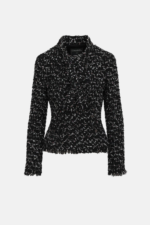 Chanel 2006 Tweed Button Up Jacket