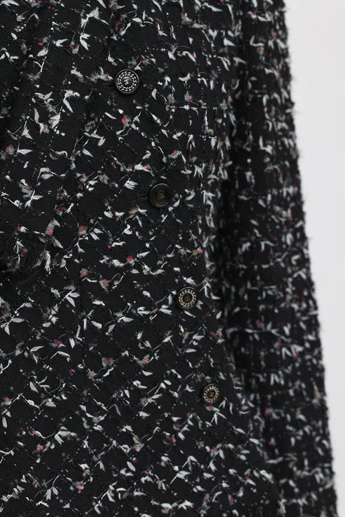 Chanel 2010 Tweed Button Up Jacket