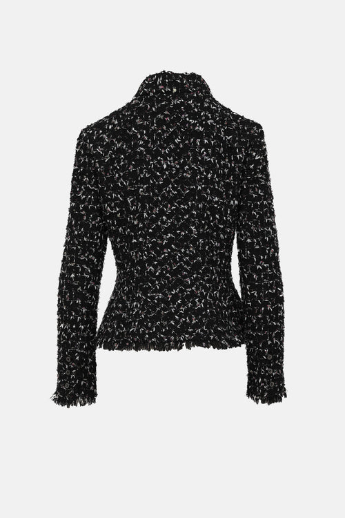 Chanel 2008 Tweed Button Up Jacket