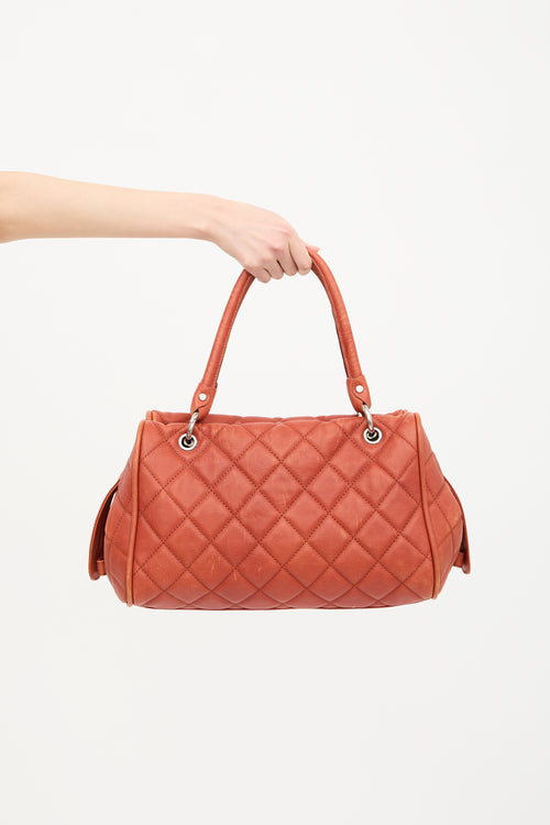 Chanel 2008 Caviar Leather Timeless Bowler Bag