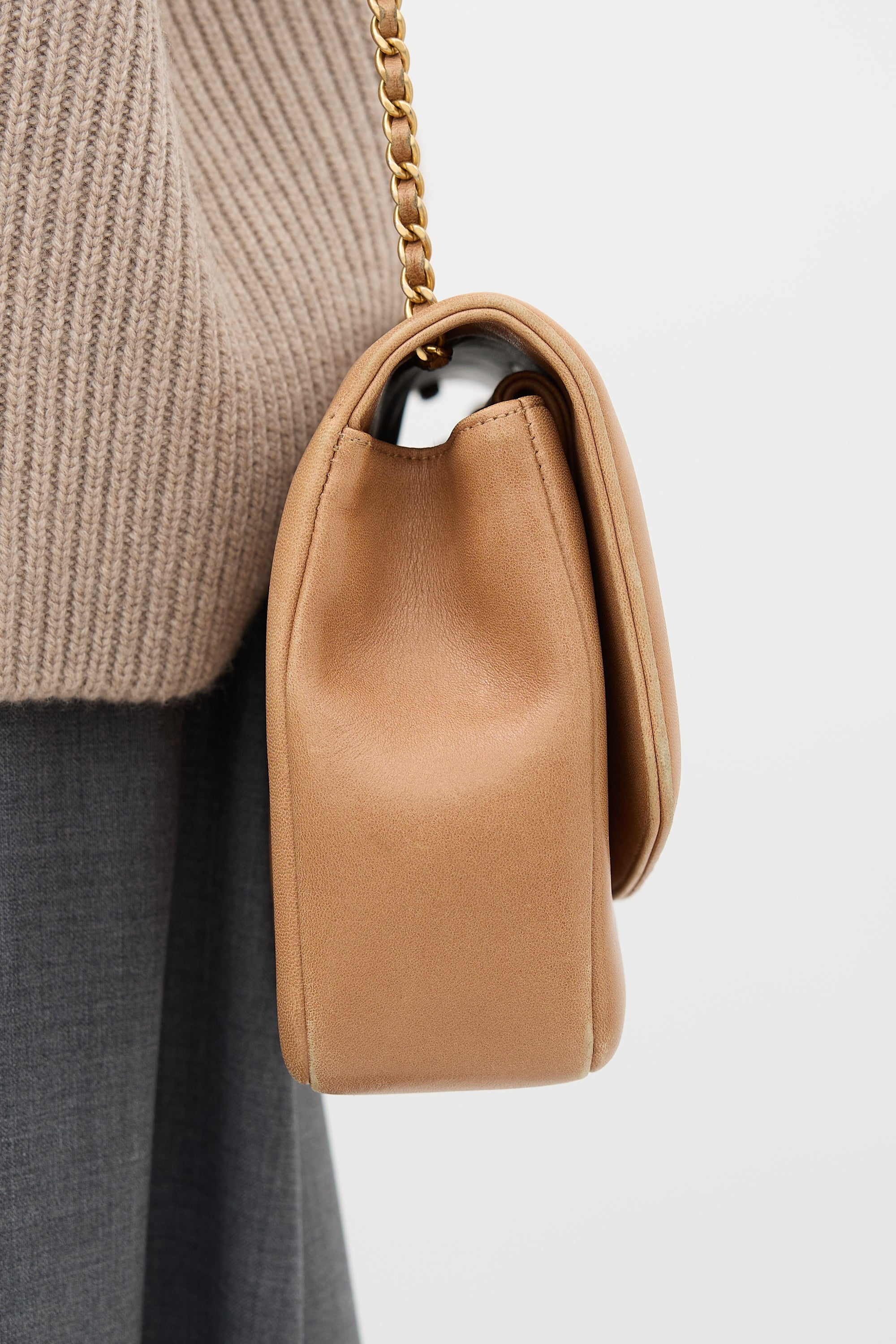 Chanel 2014 Leather Diana Reissue Flap Bag