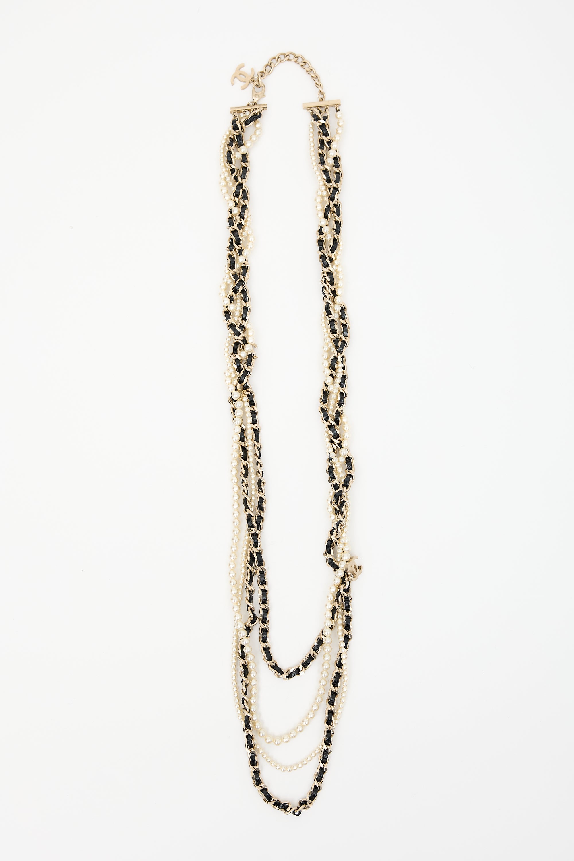 Chanel 2017 Layered CC Necklace