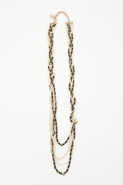 Chanel 2017 Layered CC Necklace