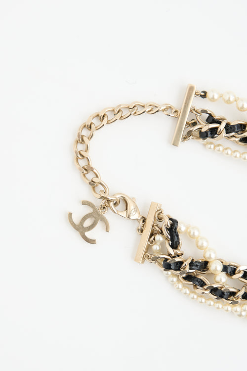 Chanel 2017 Layered CC Necklace