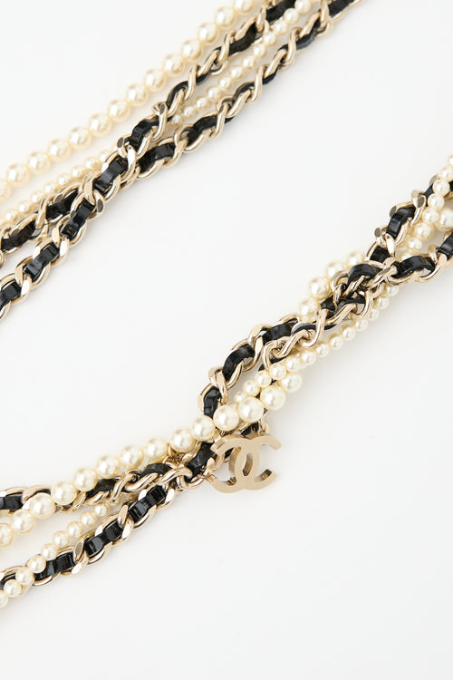 Chanel 2017 Layered CC Necklace