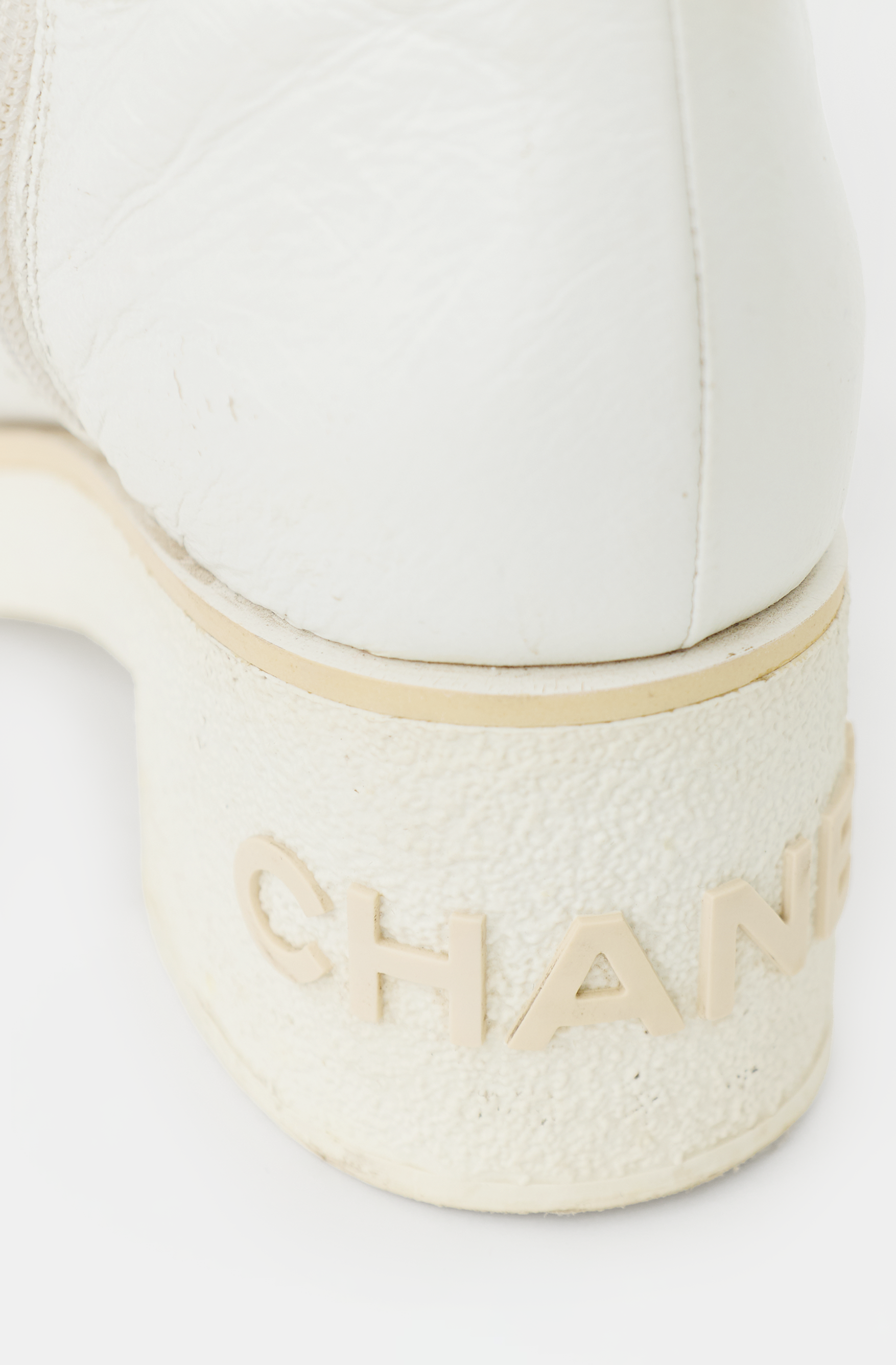 Chanel 2021 Leather CC Combat Boot