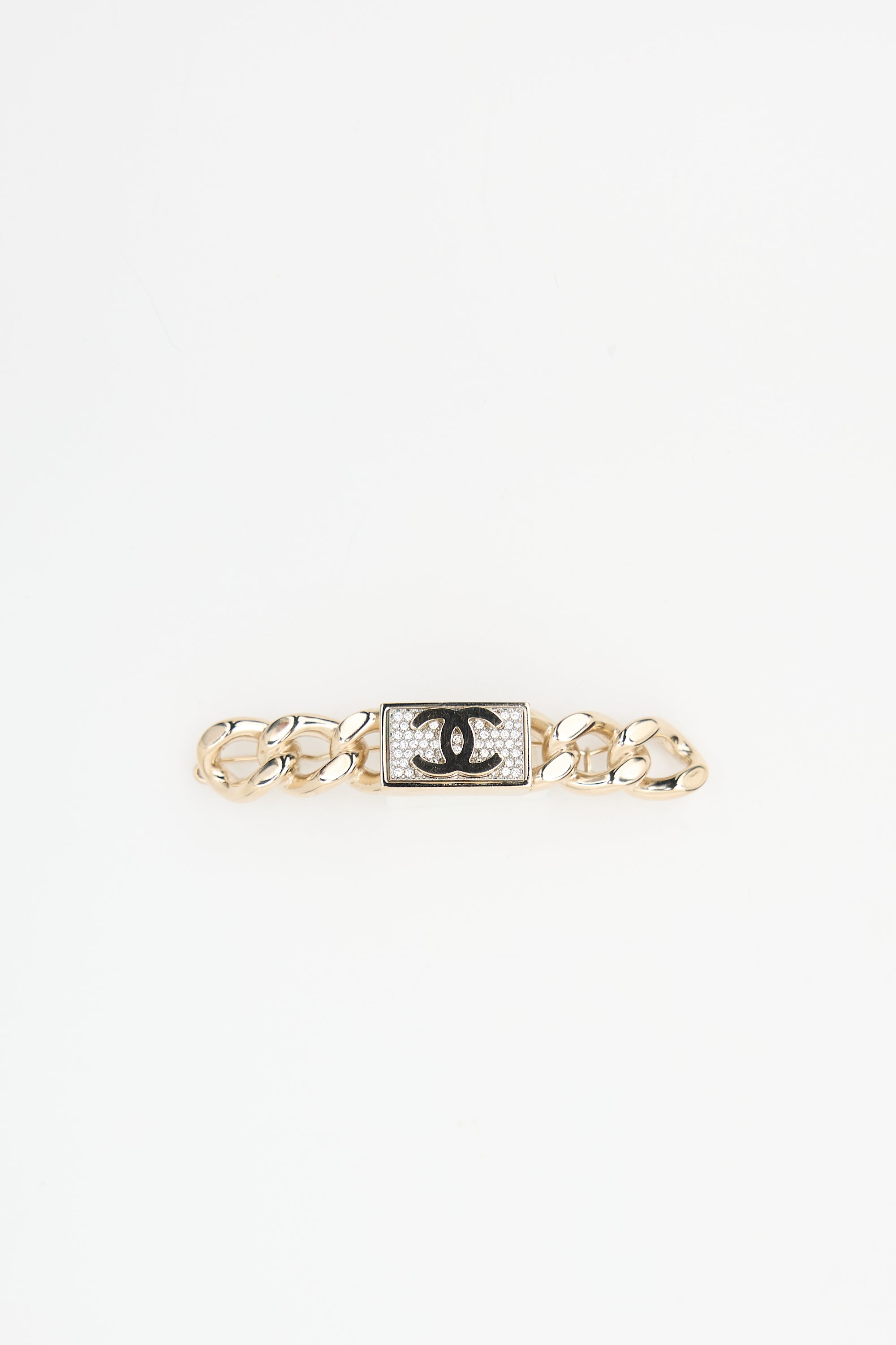 Chanel 2021 Crystal CC Hair Pin