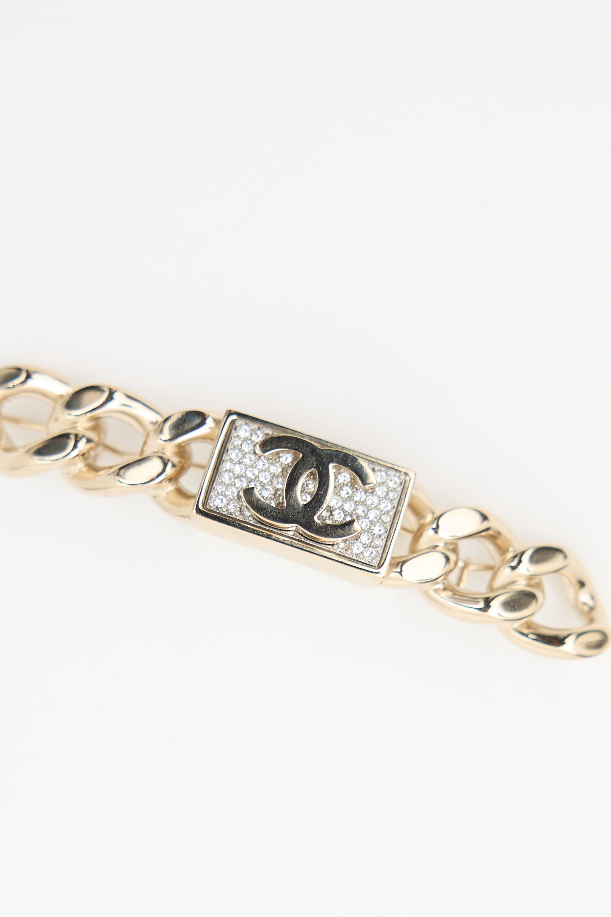 Chanel 2021 Crystal CC Hair Pin
