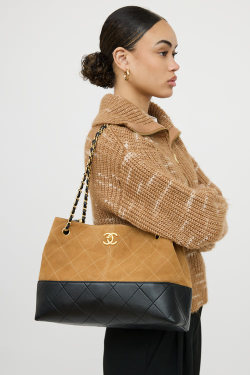 Chanel 2025 Suede 2 Way Bag