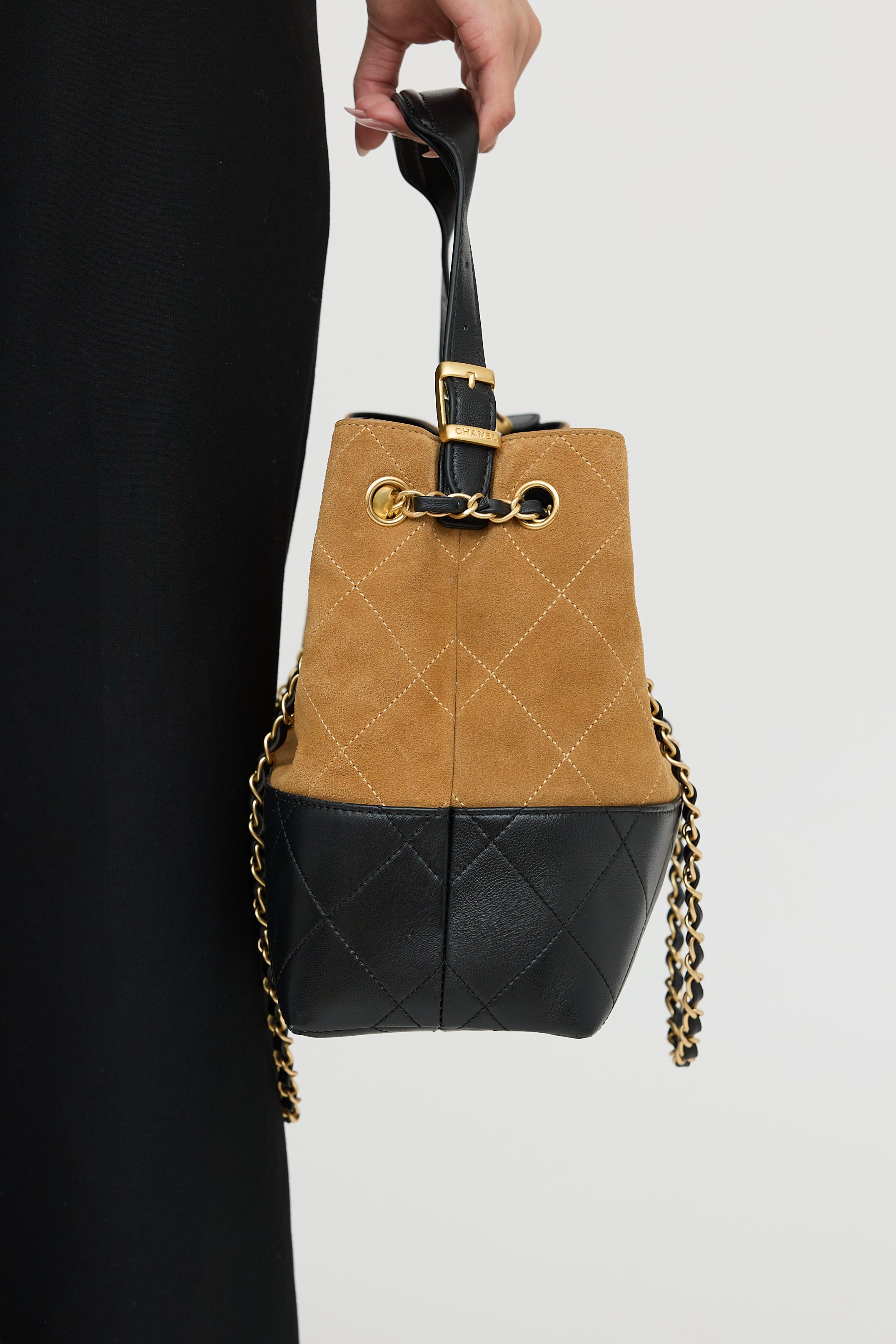 Chanel 2025 Suede 2 Way Bag