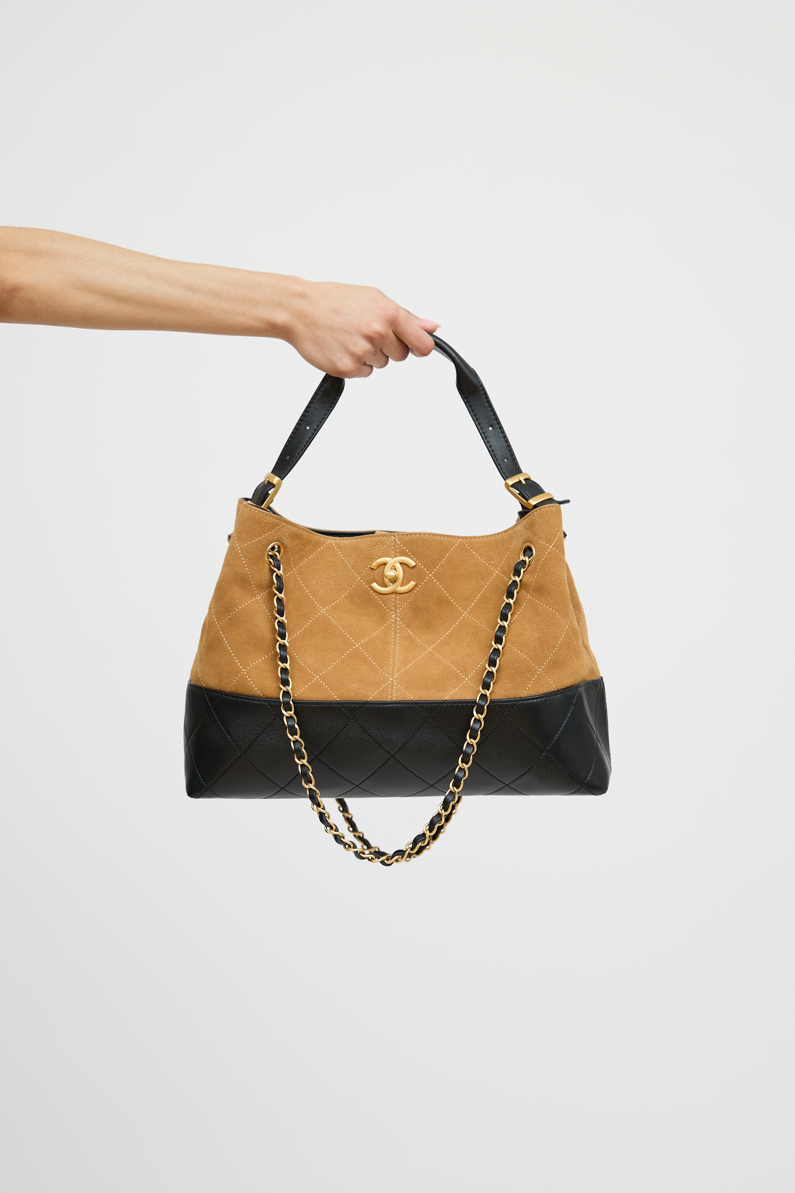 Chanel 2025 Suede 2 Way Bag