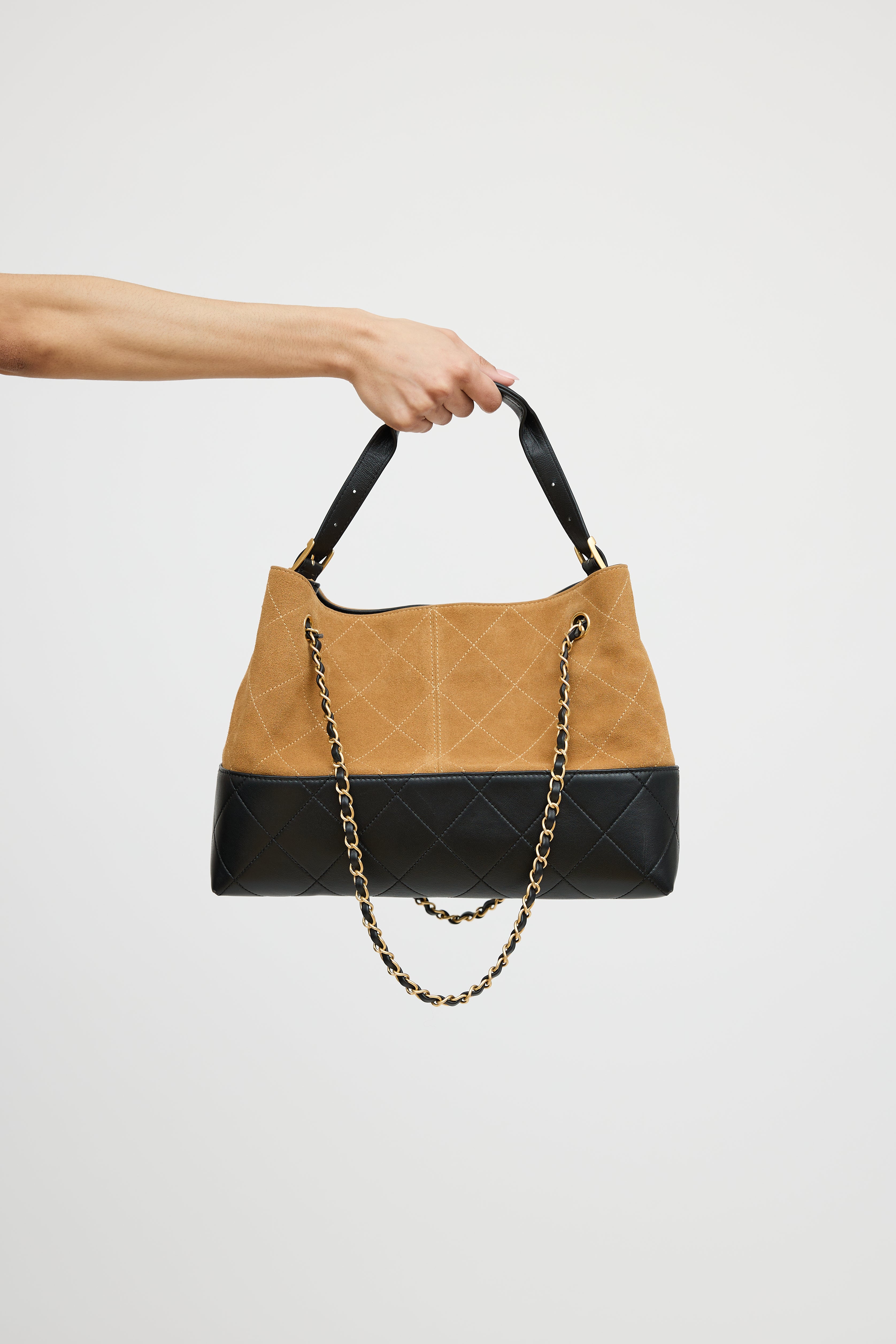 Chanel 2025 Suede 2 Way Bag