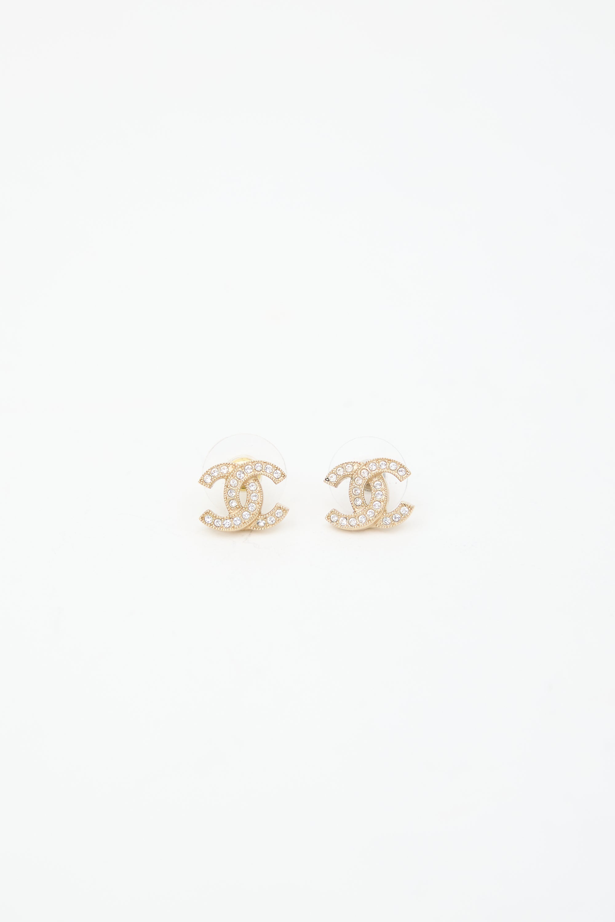 Chanel 2025 Crystal CC Earrings