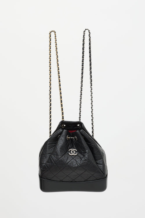 Chanel Aged Leather Small Gabrielle Backpack