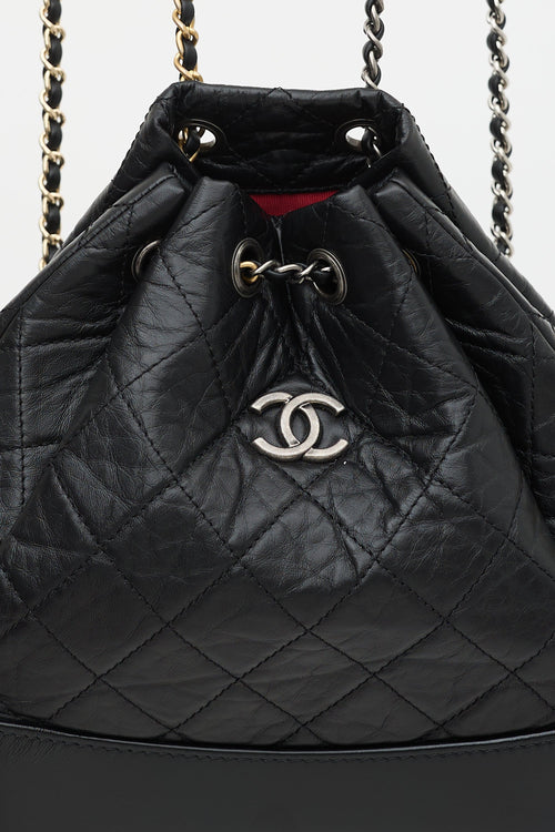Chanel Aged Leather Small Gabrielle Backpack