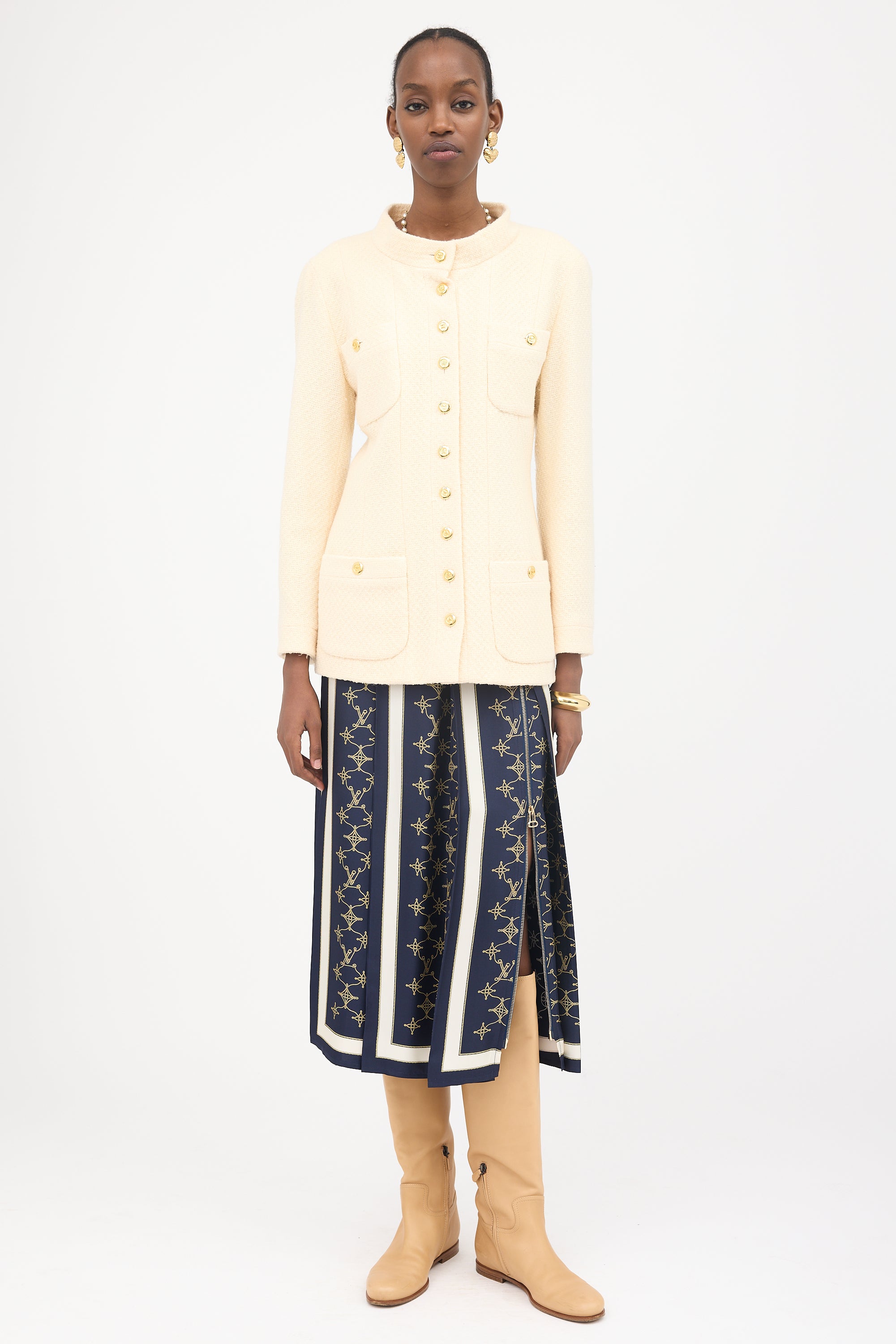 Chanel Vintage Wool Bouclé Jacket