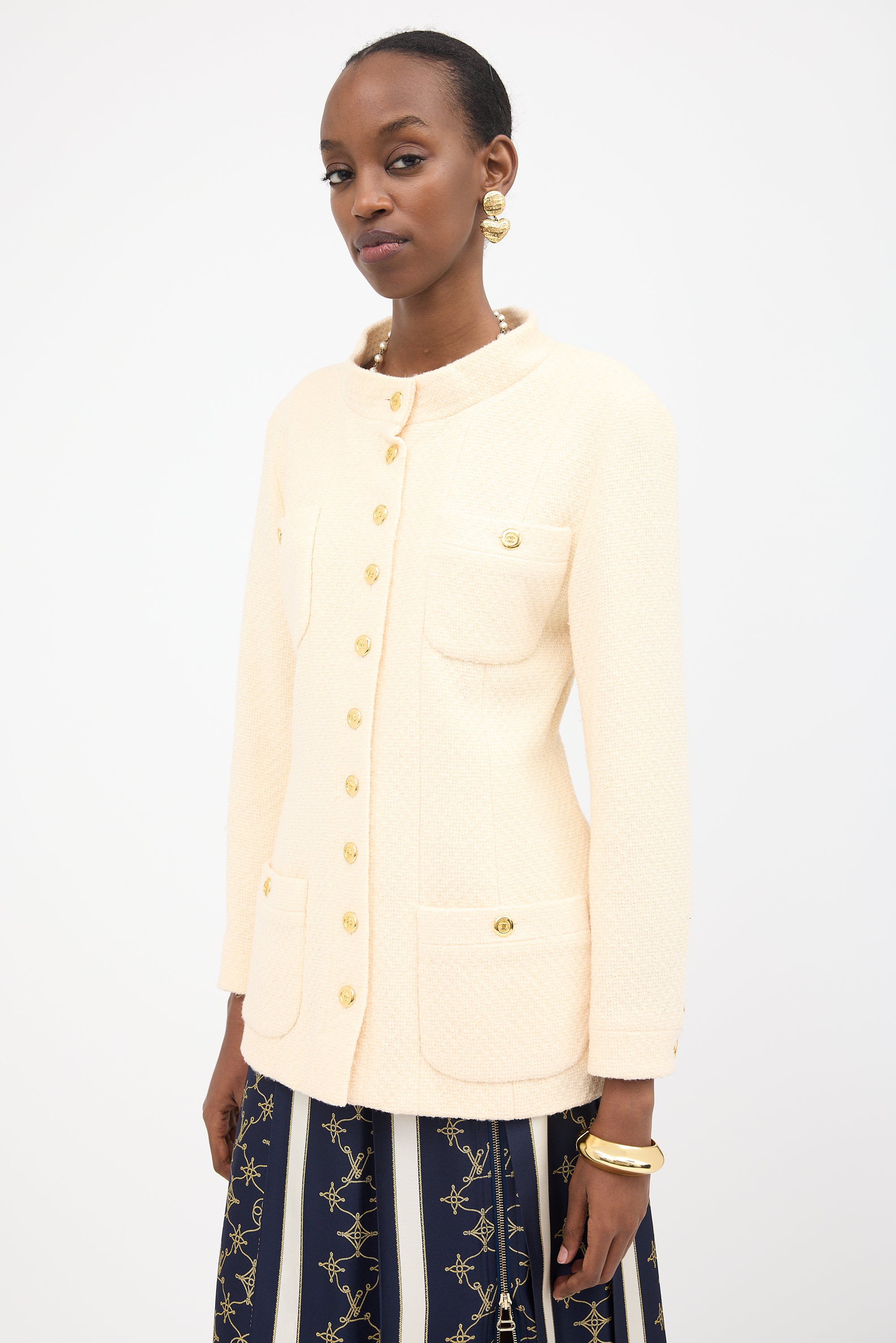 Chanel Vintage Wool Bouclé Jacket