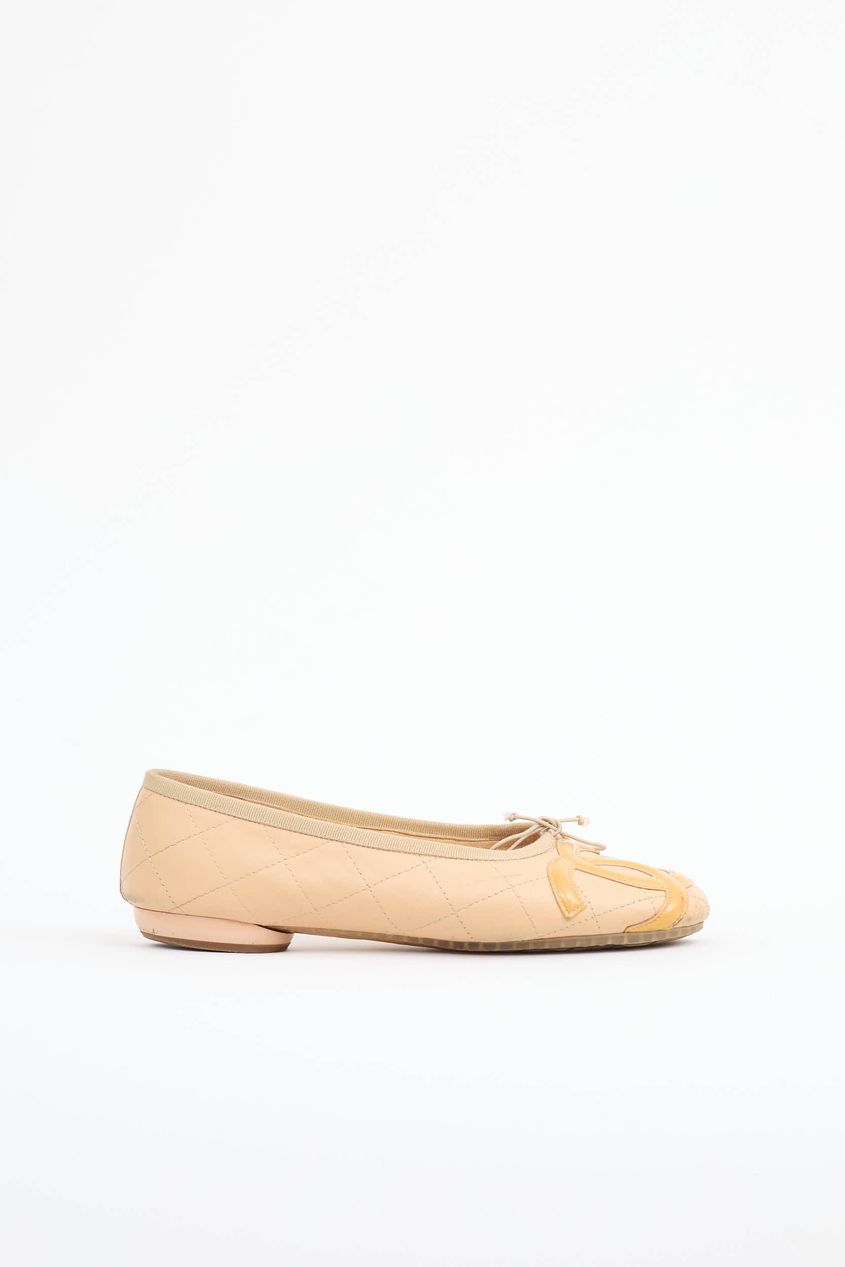 Chanel Cambon Quilted Ballet Flat
