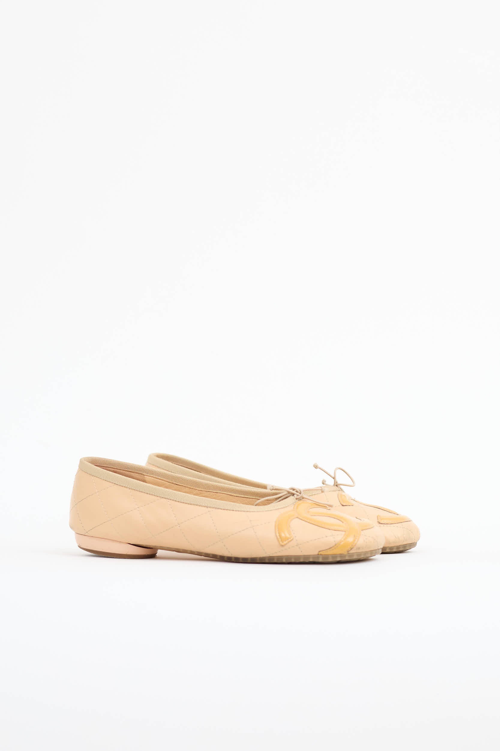 Chanel Cambon Quilted Ballet Flat
