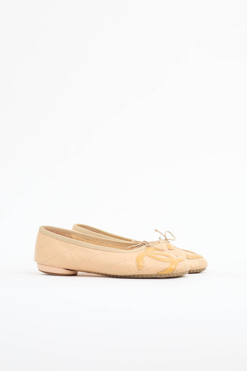 Chanel Cambon Quilted Ballet Flat