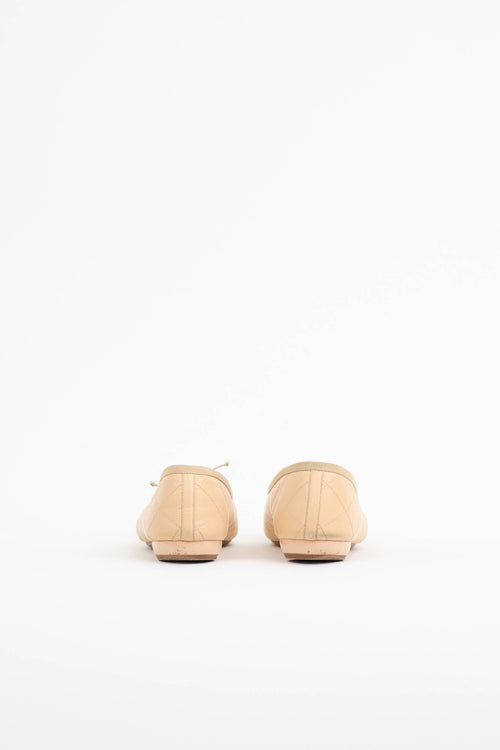 Chanel Cambon Quilted Ballet Flat