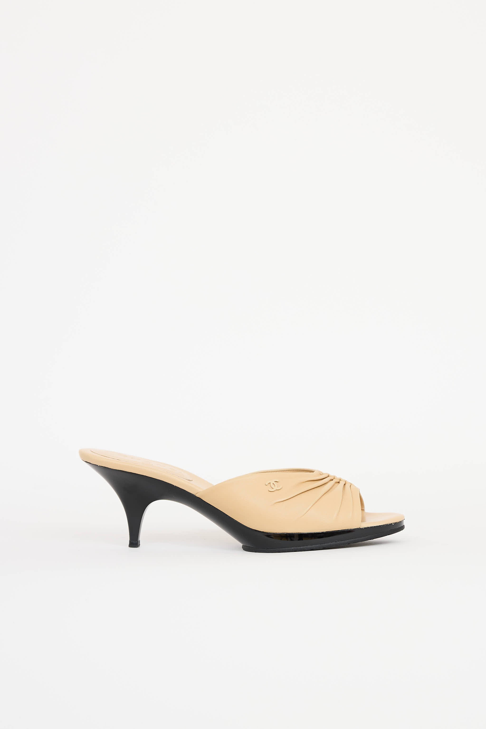 Chanel Cruise 2004 Ruched Sandal