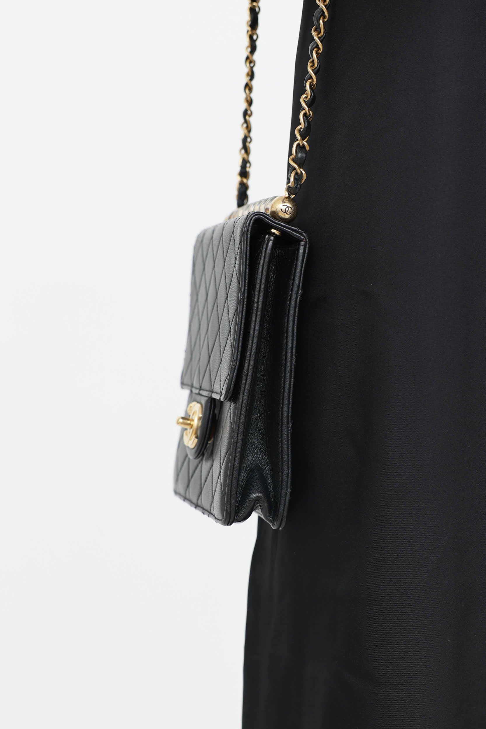Chanel 2019 Mini Chic Pearls Flap Bag