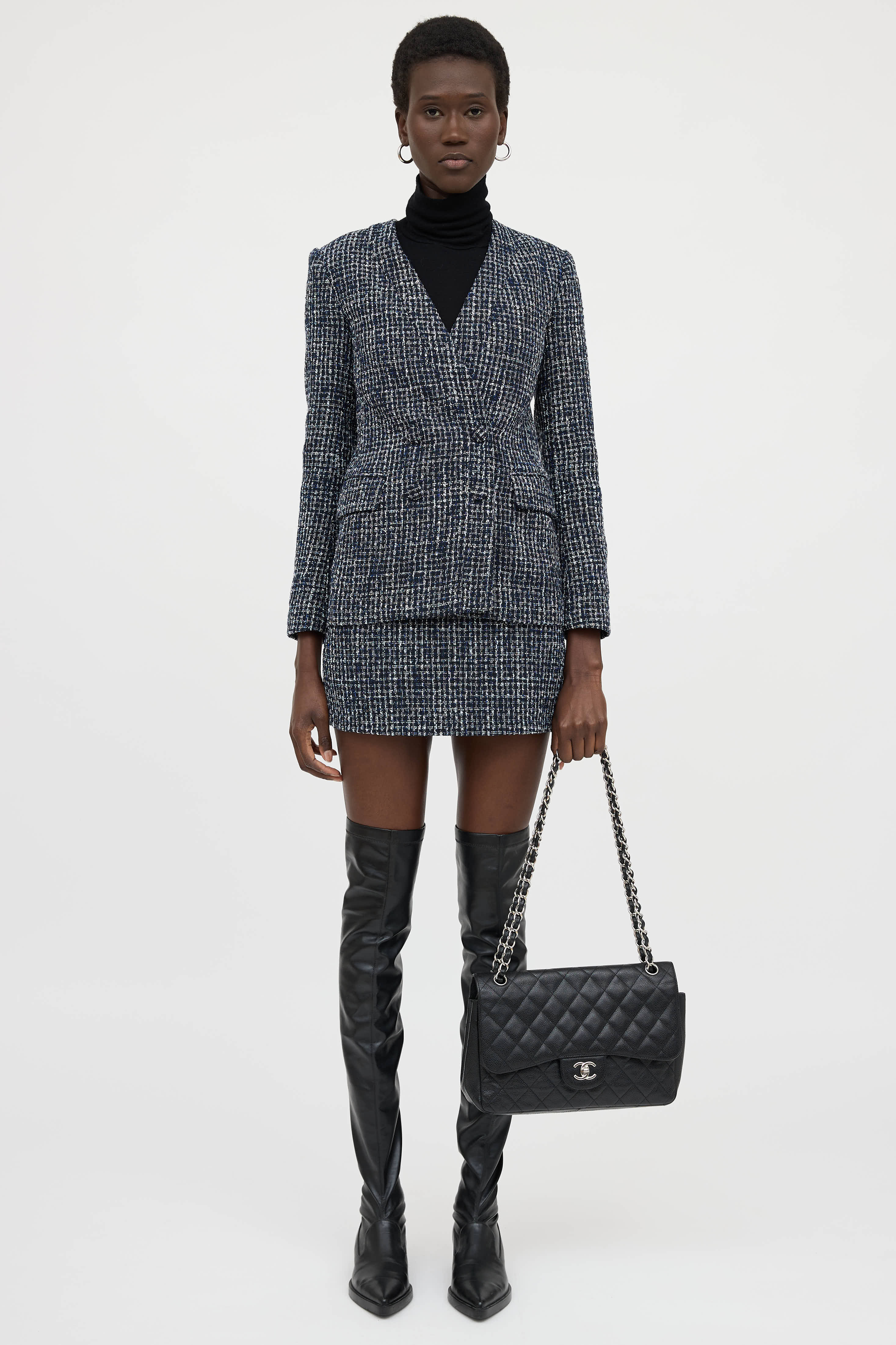 Chanel 2011 Caviar Jumbo Double Flap Bag