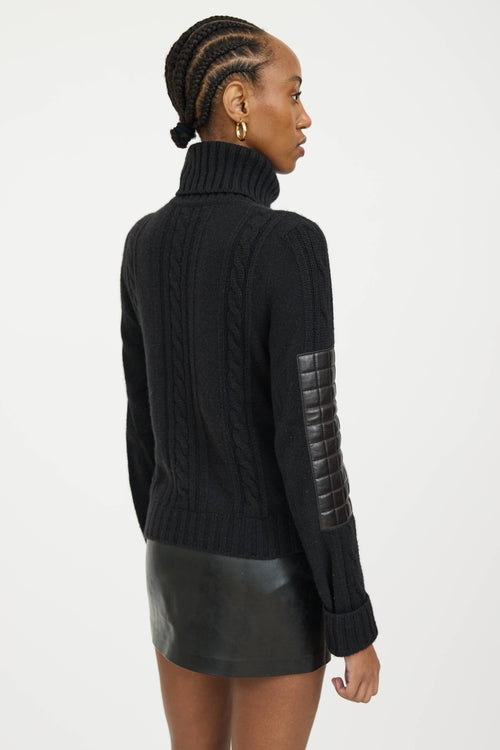 Chanel FW 2001 Cashmere Knit Turtleneck Sweater