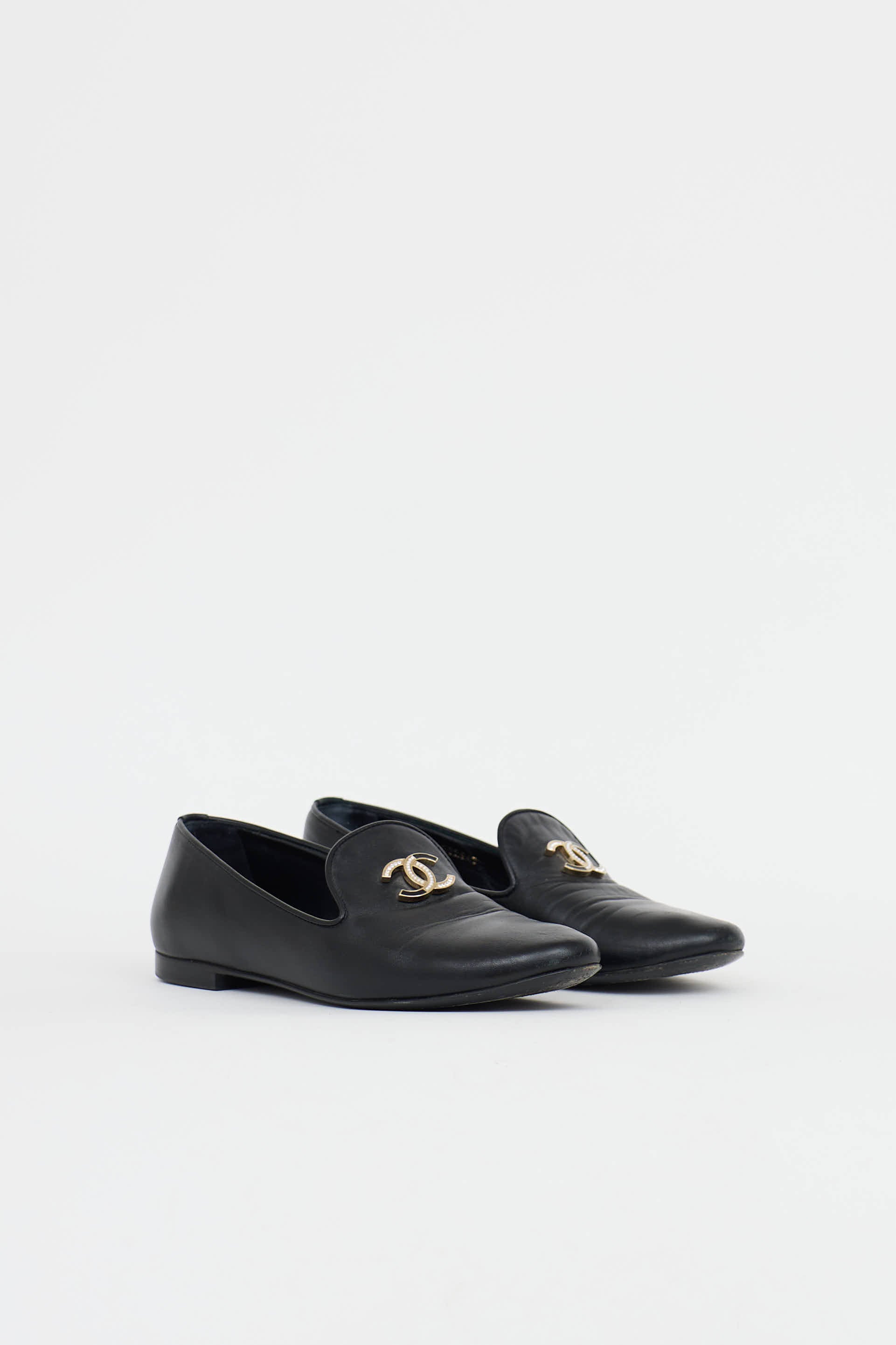 Chanel 2019 Leather CC Loafer