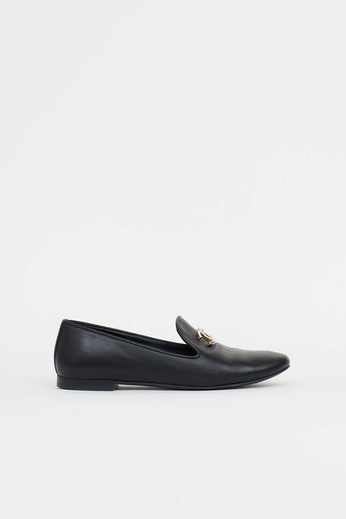 Chanel 2018 Leather CC Loafer