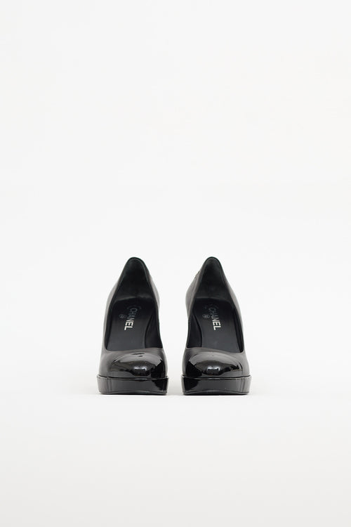 Chanel Cap Toe Platform Pump
