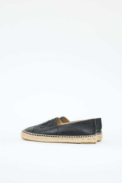 Chanel Leather CC Espadrille
