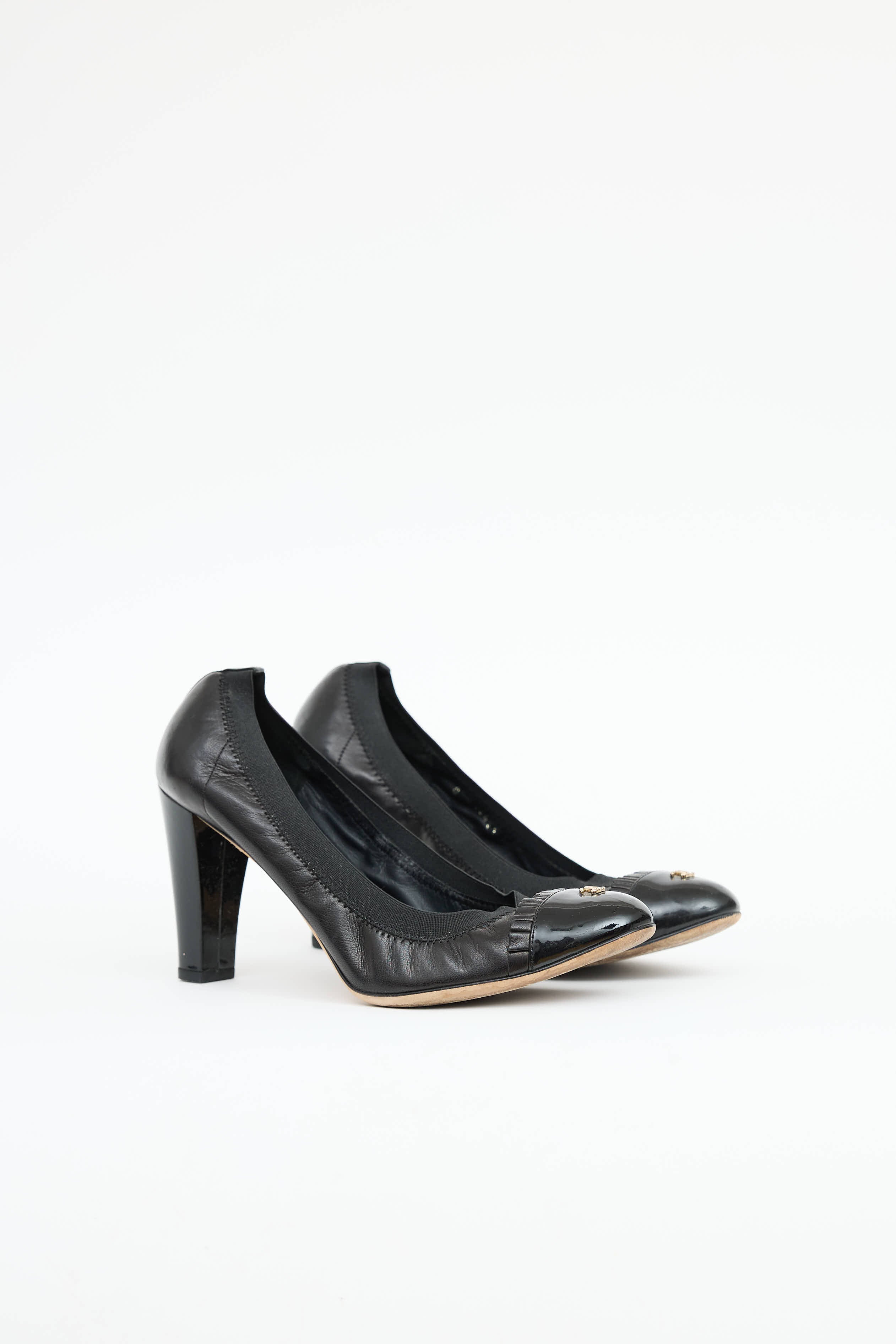 Chanel CC Ruffle Pump