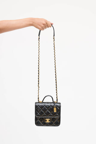 Chanel Patent School Memory Bag