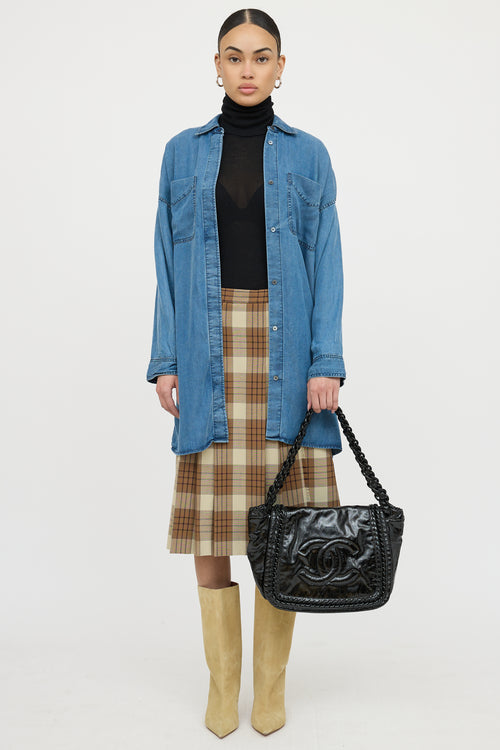 Chanel Luxe Ligne Mod Chain Flap Bag