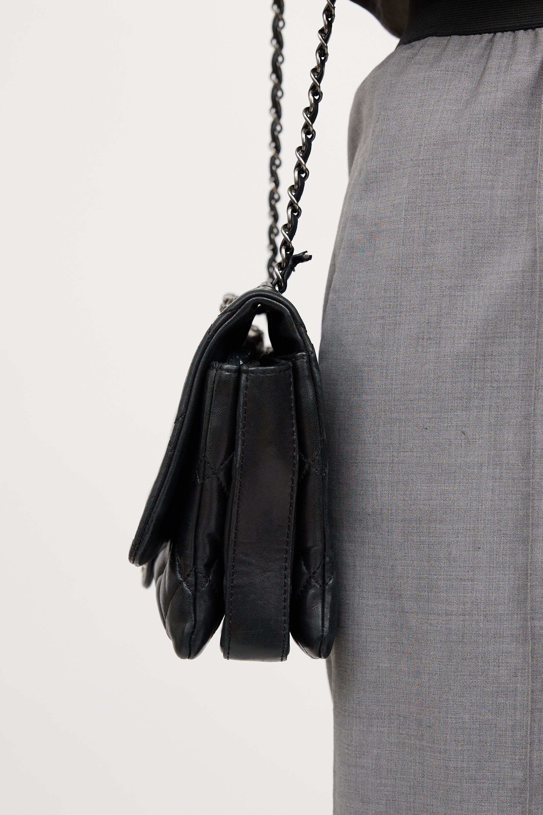 Chanel Three Flap Accordion Bag