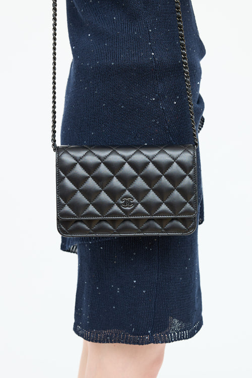 Chanel Leather Classic Wallet on Chain