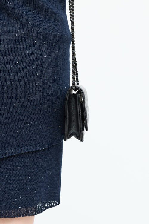 Chanel Leather Classic Wallet on Chain