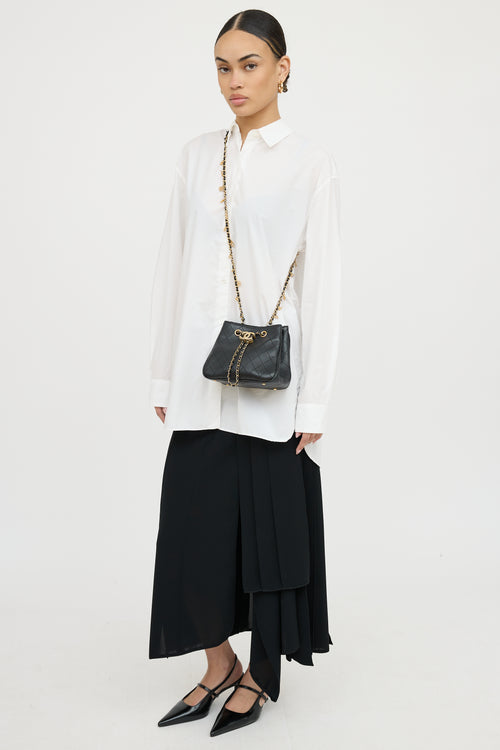 Chanel 2019 Sac Cordon Mini Bucket Bag
