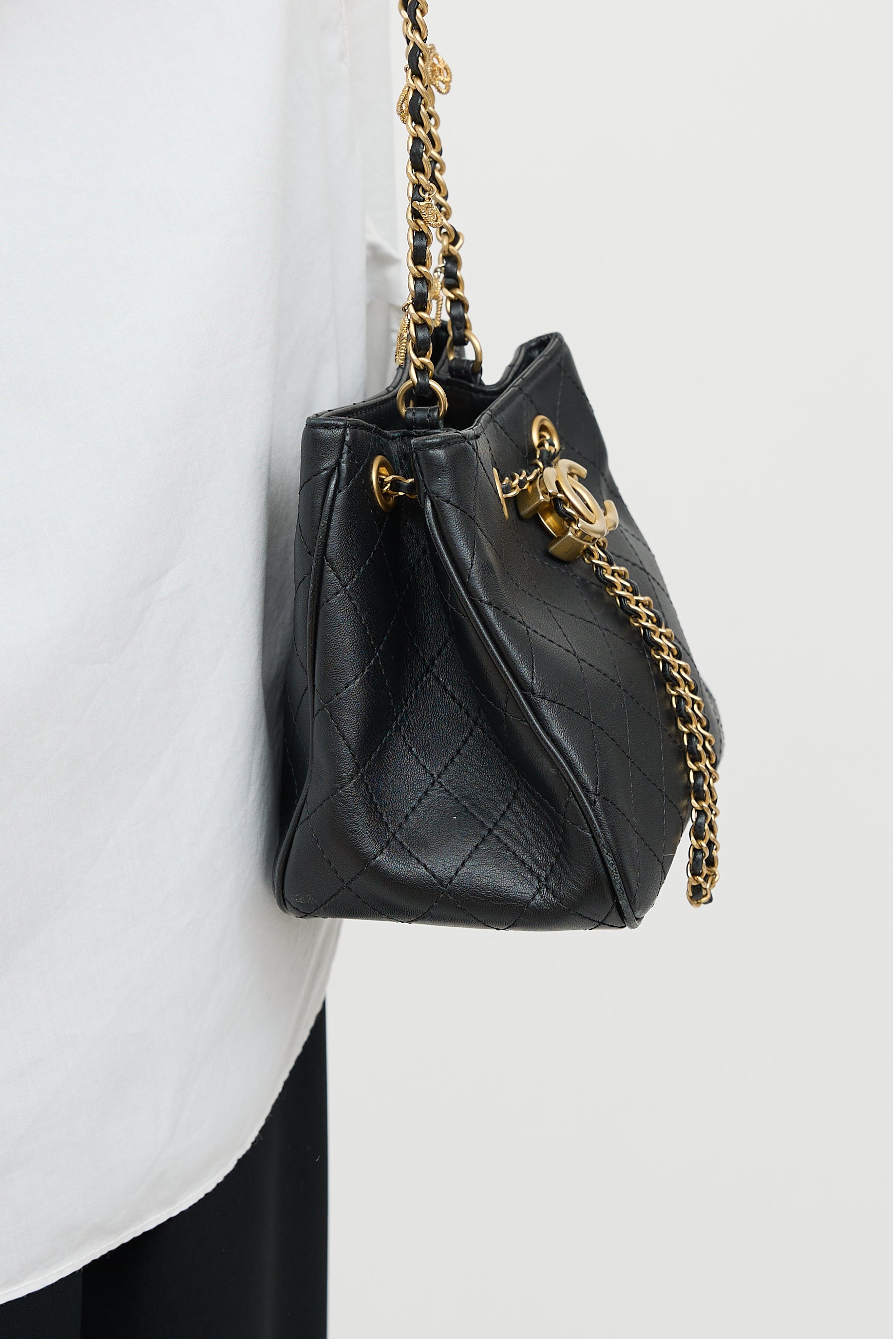 Chanel 2019 Sac Cordon Mini Bucket Bag