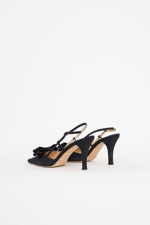 Chanel SS 2003 Satin Slingback Pump