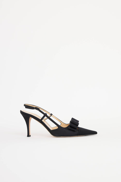 Chanel SS 2003 Satin Slingback Pump