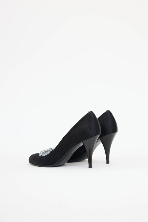 ChanelSatin Pearl Pump