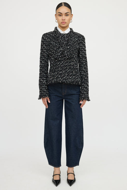 Chanel 2007 Tweed Button Up Jacket