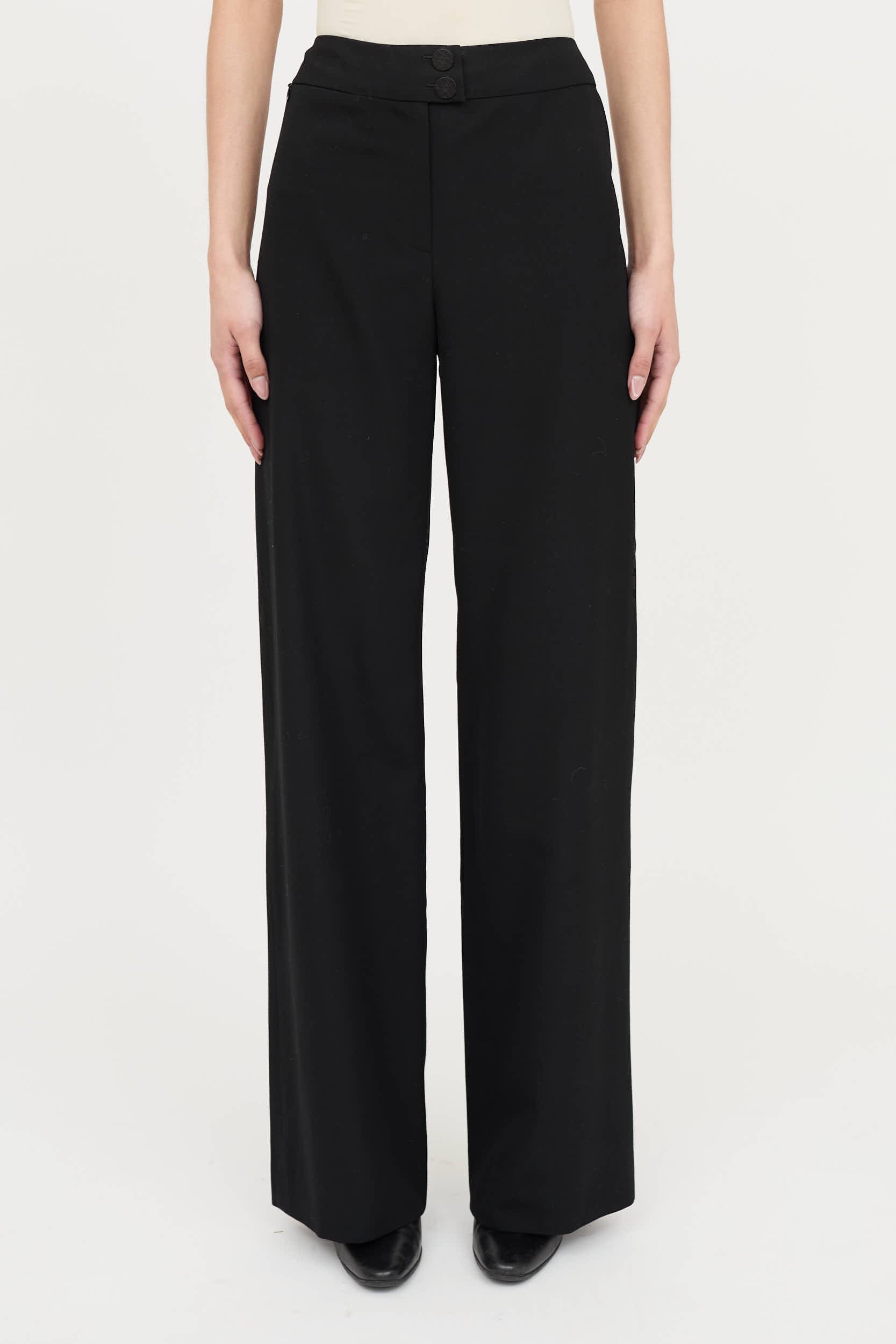 Chanel 2001 Wool Straight Pant