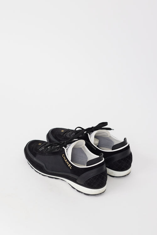 SS 2023 Black Suede & Mesh CC Sneaker