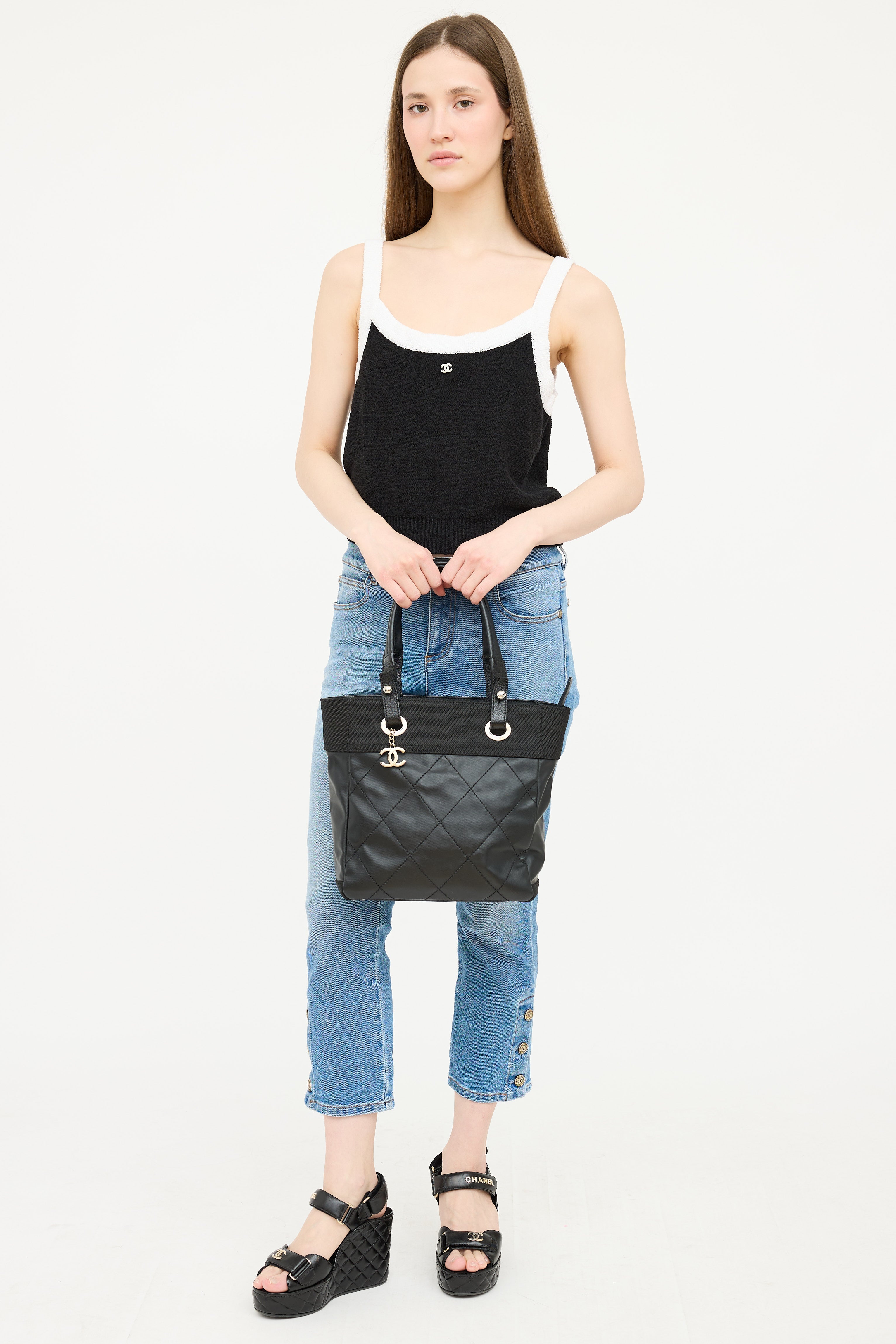 Chanel 2008 Paris Biarritz Tote